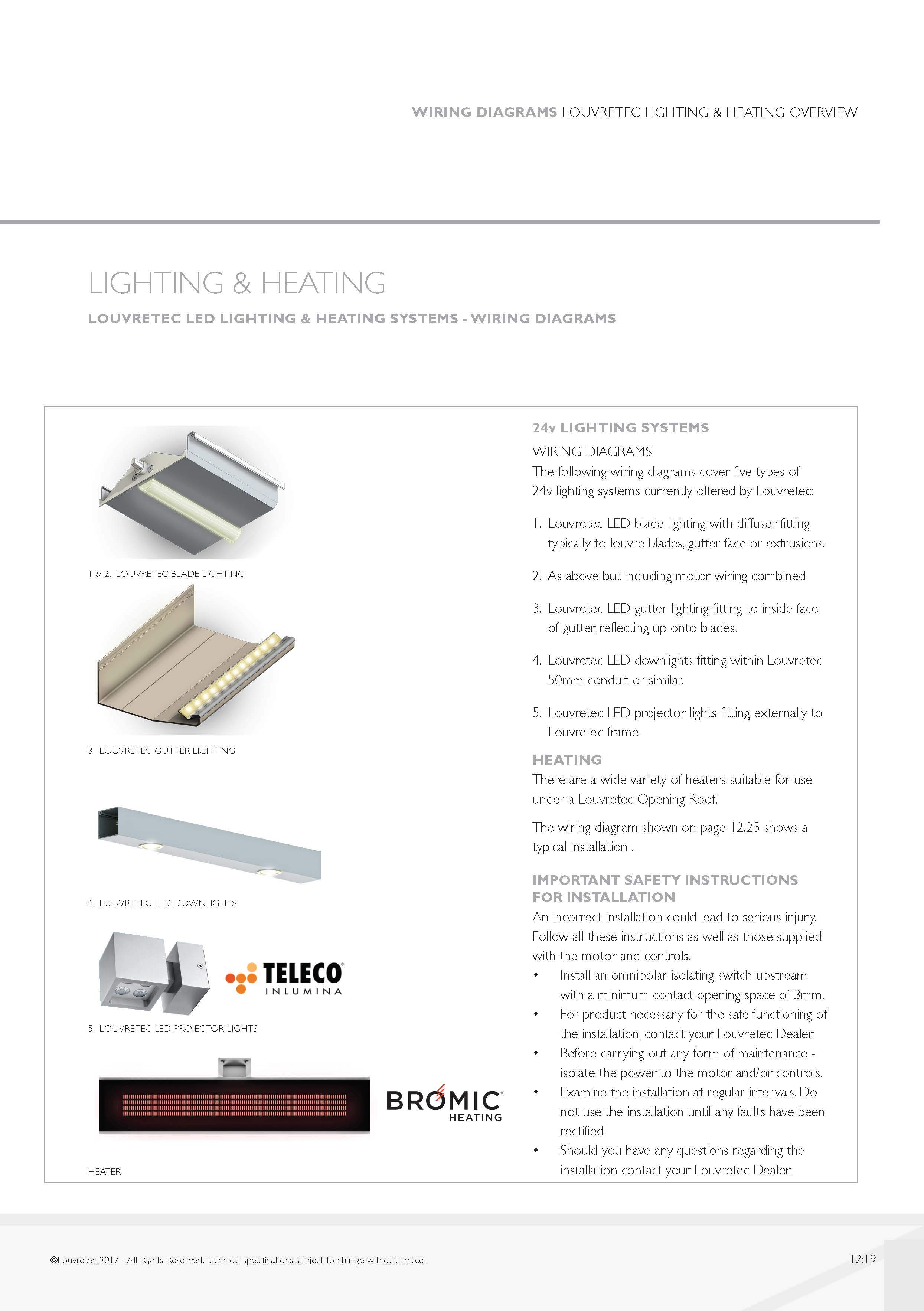 Lighting & Heatin Overview | 12.19
