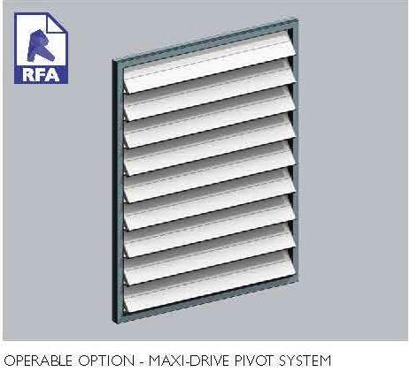 Motorised Maxi-Drive System for Maxi Louvres
