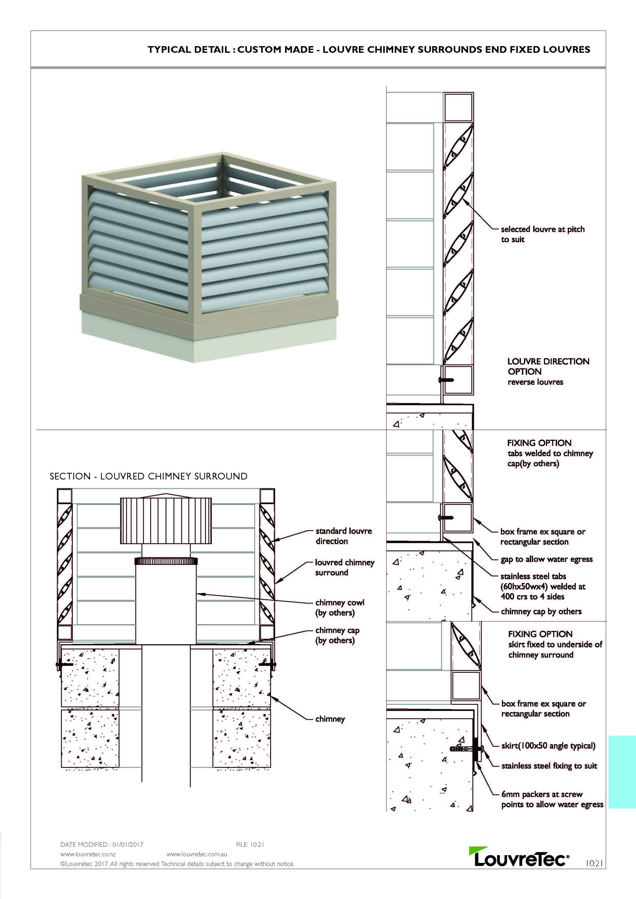 End Fixed Chimney Surrounds  | 10.21
