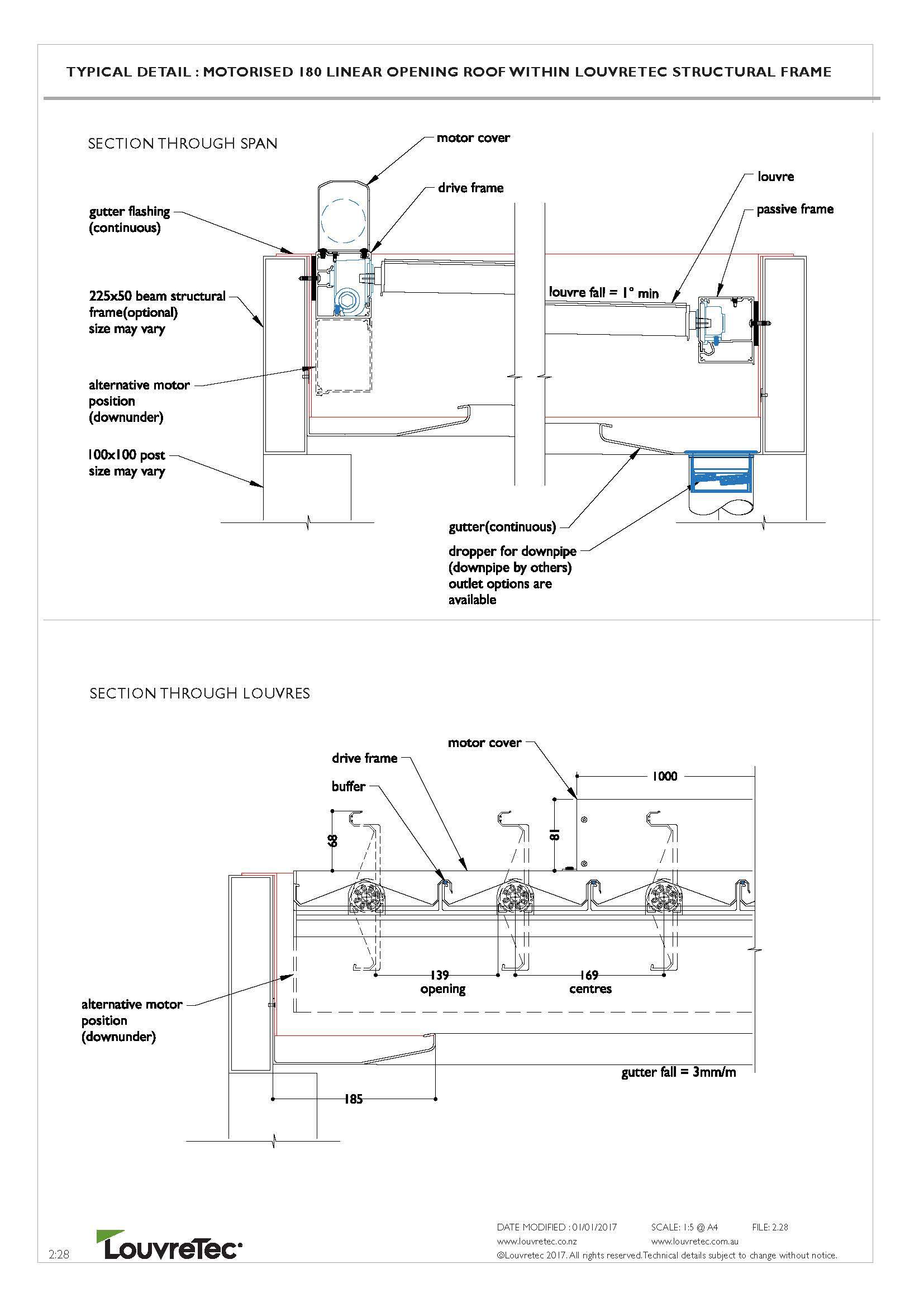 2D Typical Detail Motorised 2.28