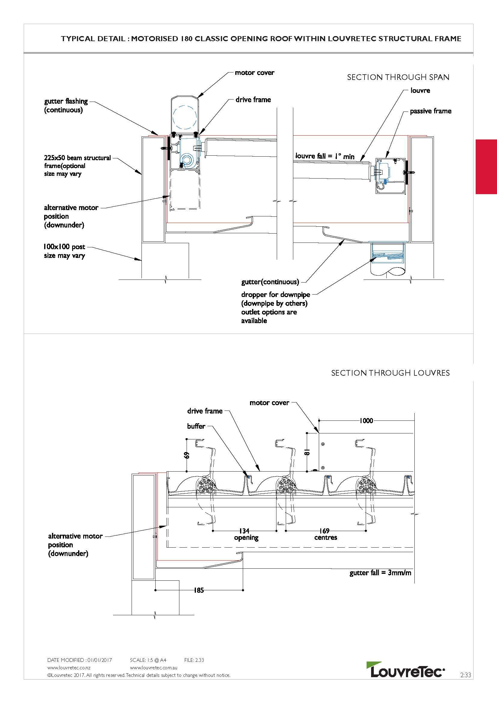 2D Typical Detail Motorised  2.33
