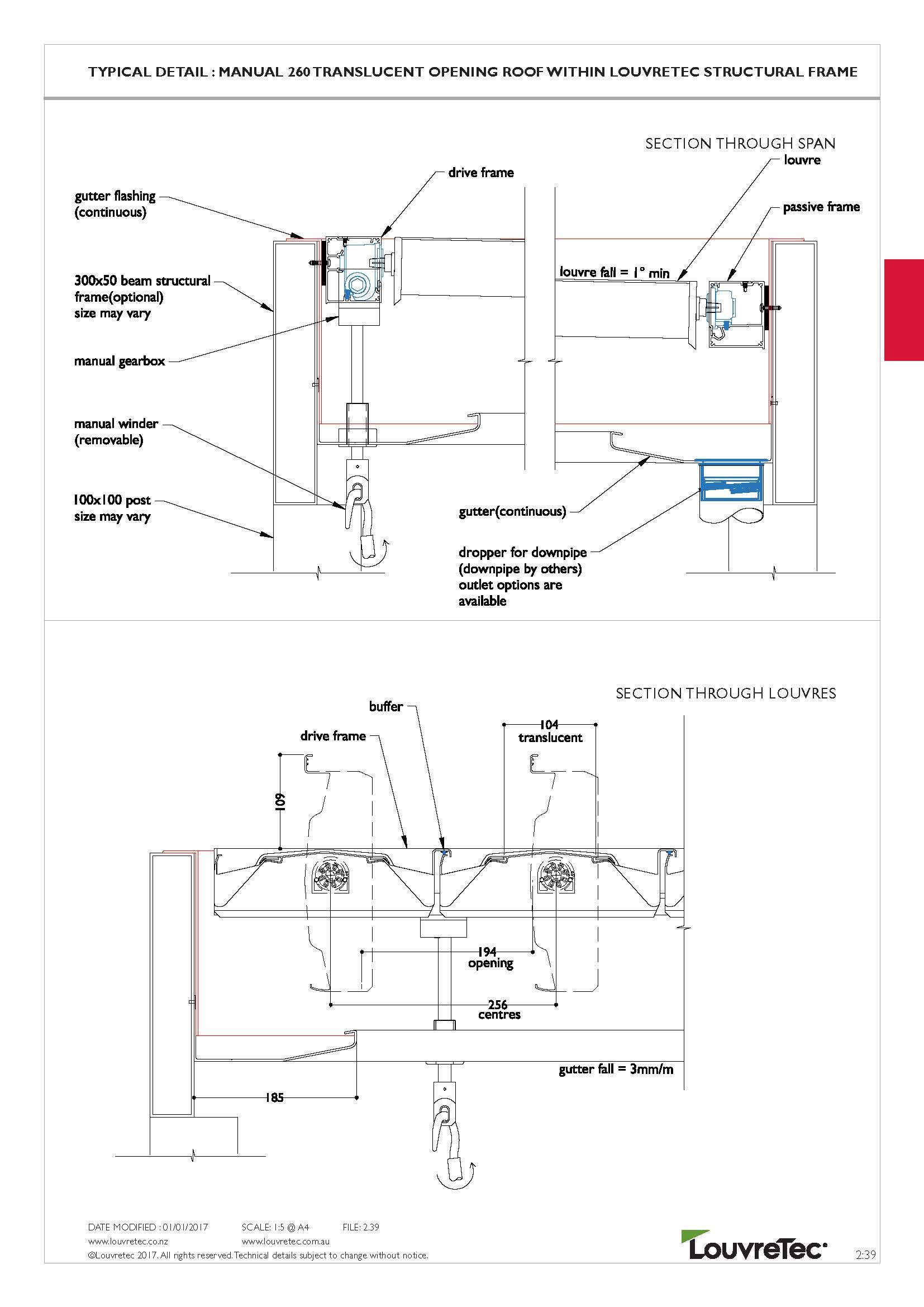 Typical Detail Hand Operable 2.39