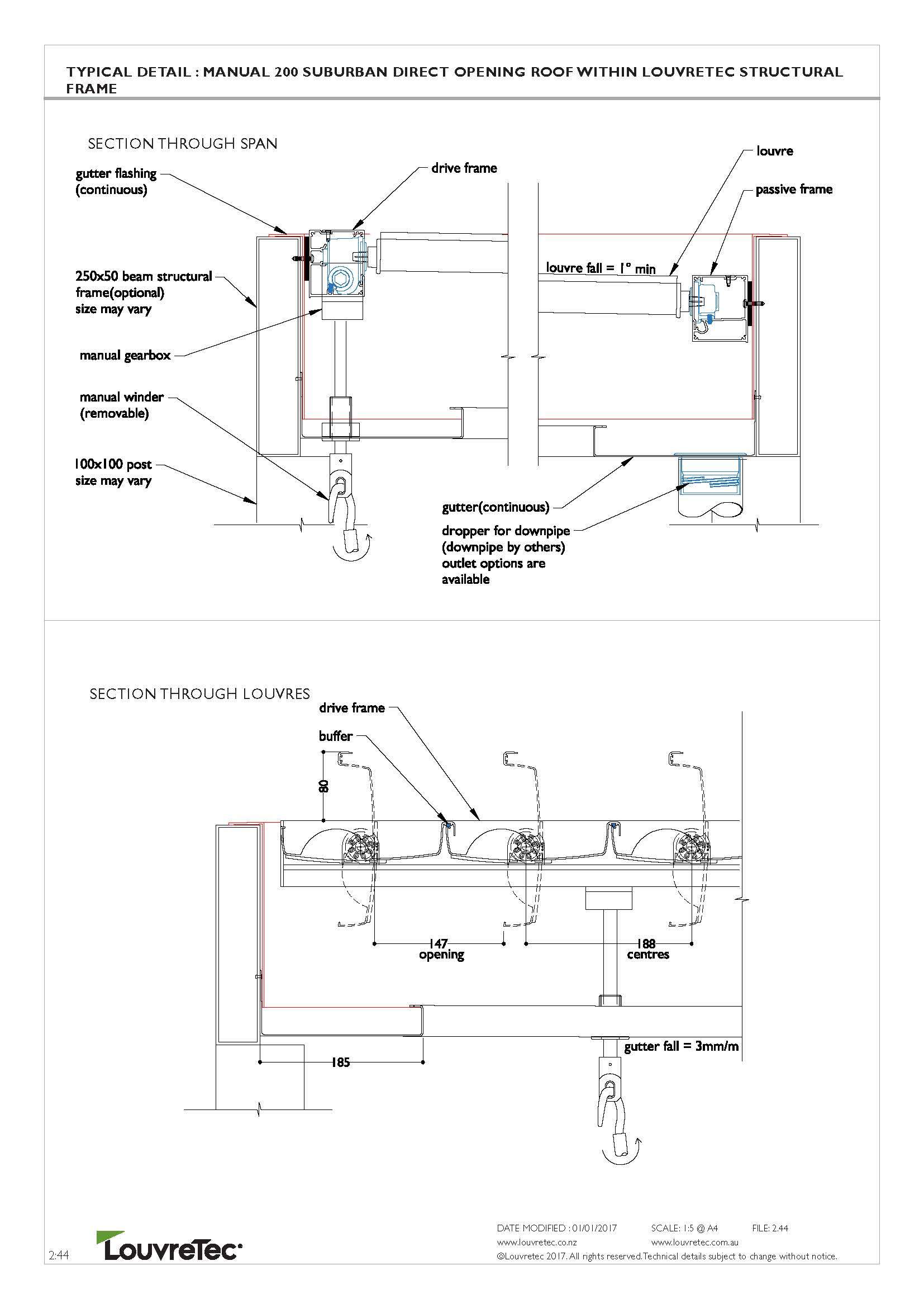 Typical Detail Hand Operable 2.44