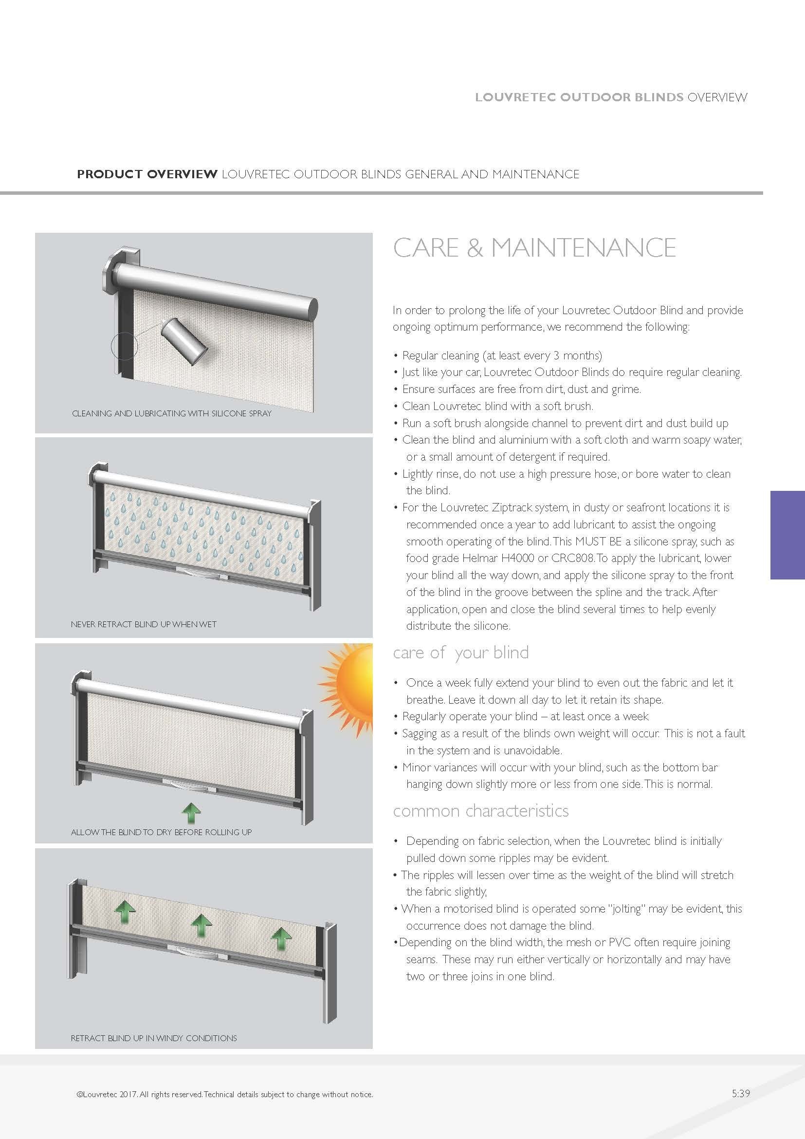 Care & Maintenance  5.39