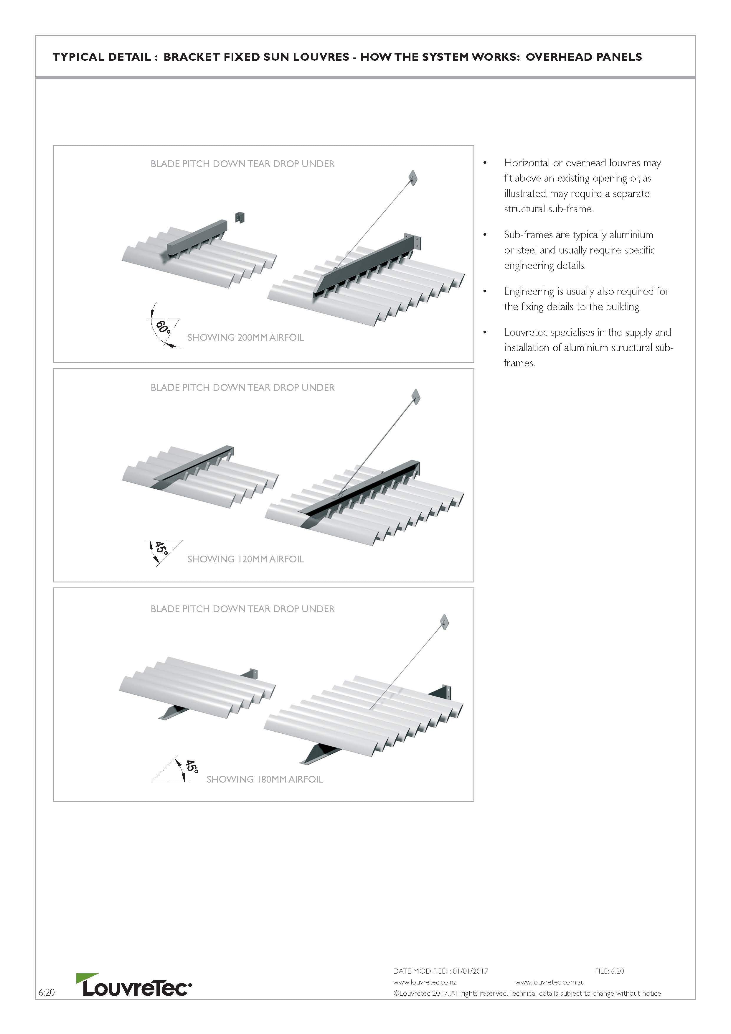 Vertical Bracket Fixed Panels  6.19