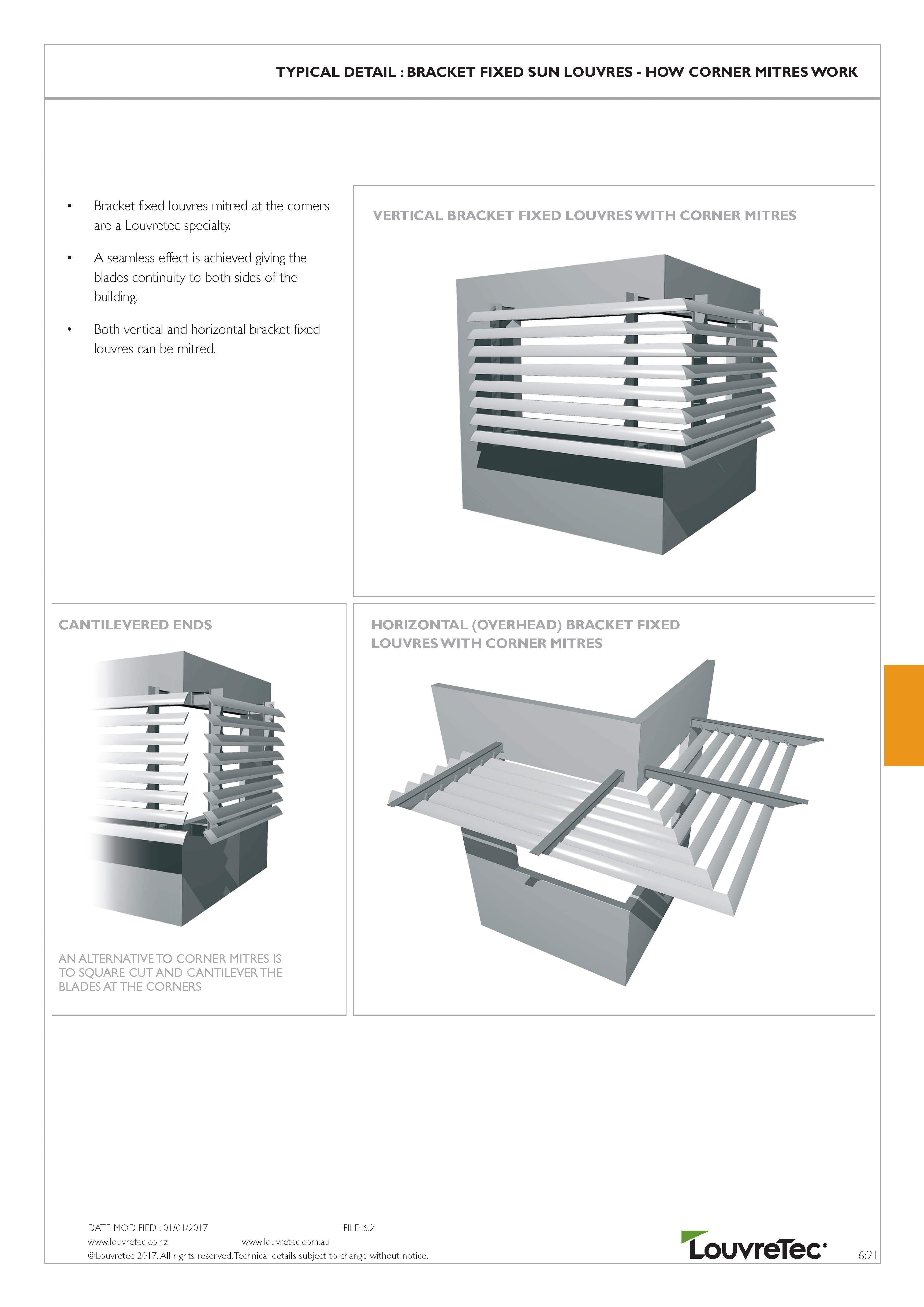 Bracket Fixed Corner Mitres | 6.21