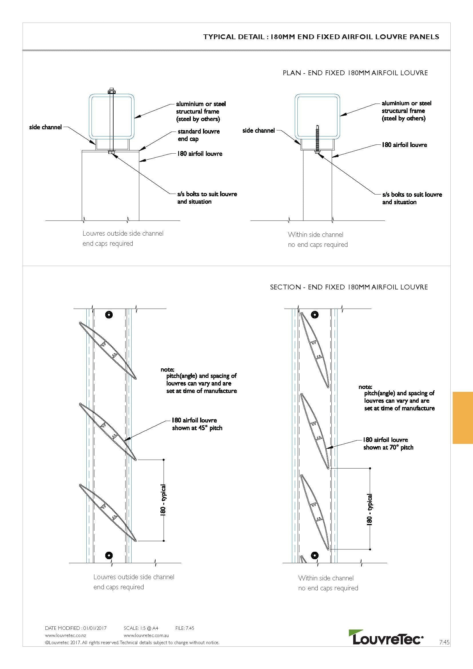 2D End Fixed Panels | 7.45