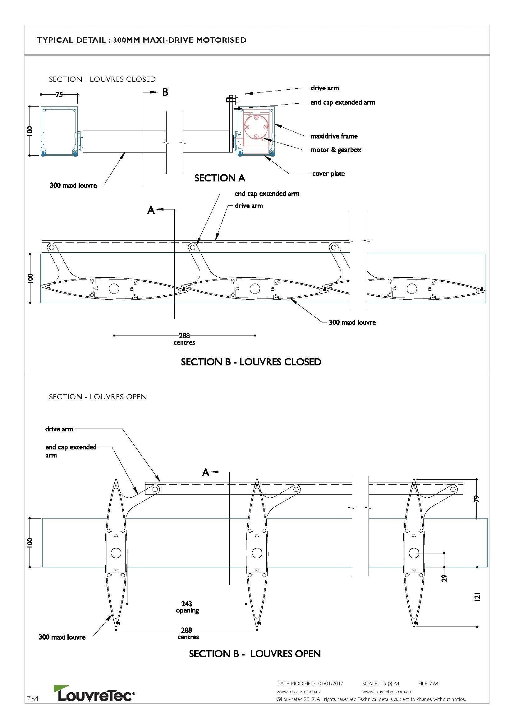 2D Motorised Maxi Drive Panels | 7.64