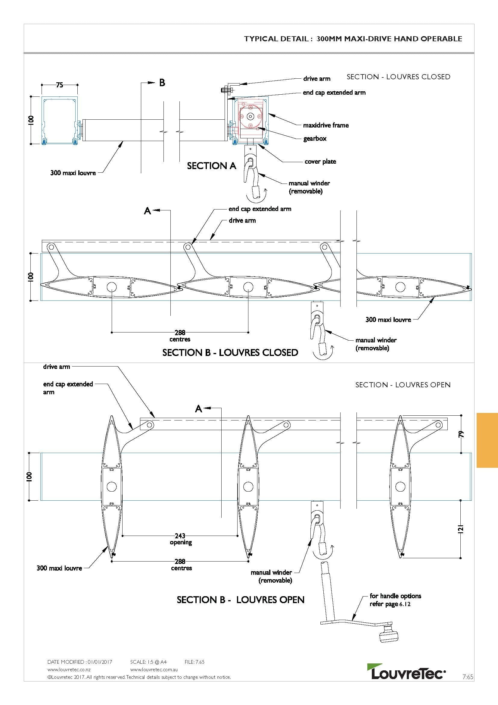 2D Hand Op. Maxi Drive Panel  | 7.65
