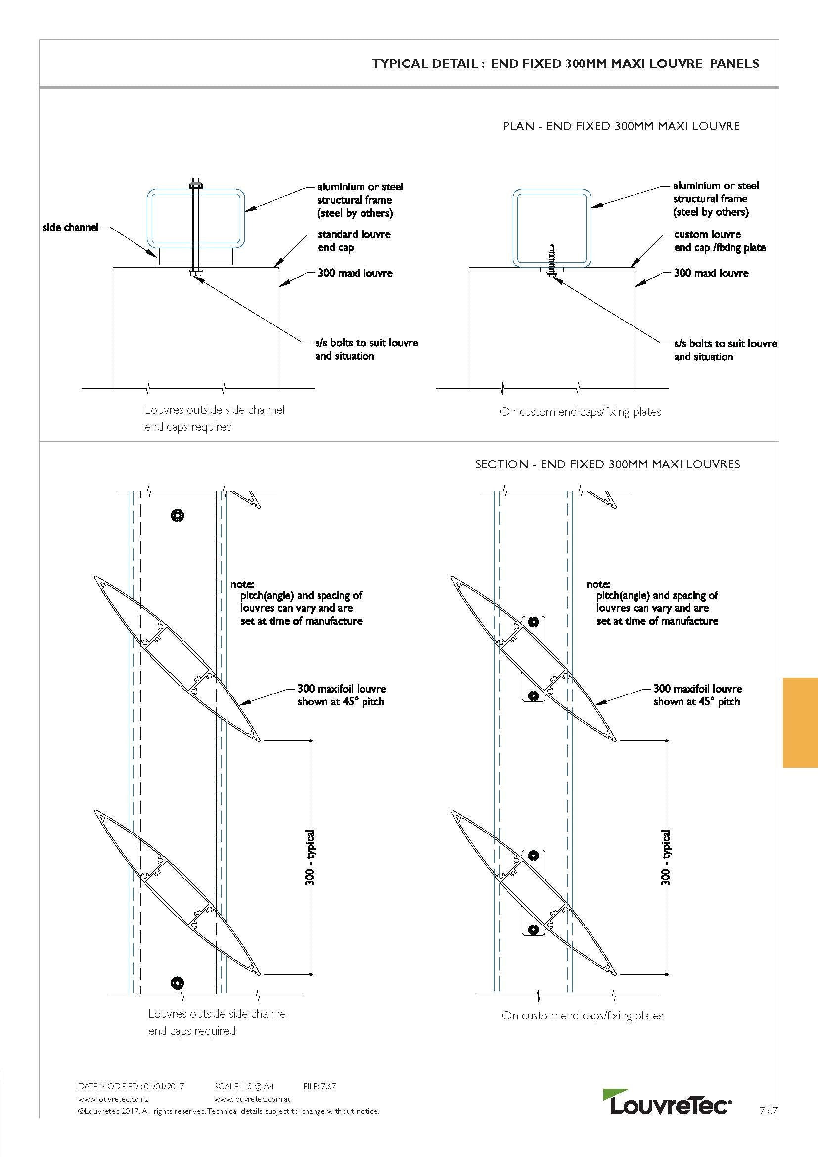 2D End Fixed Panels | 7.67
