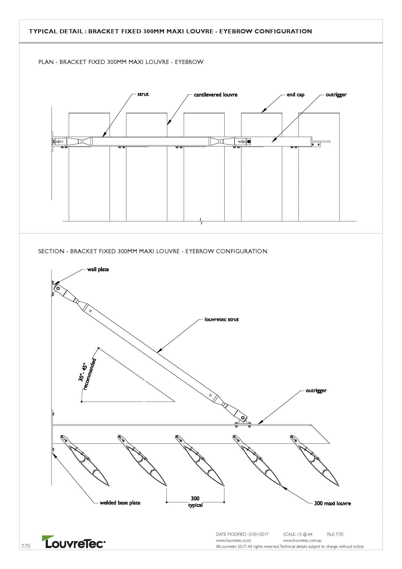 2D Bracket Fixed Eyebrow Config. | 7.70