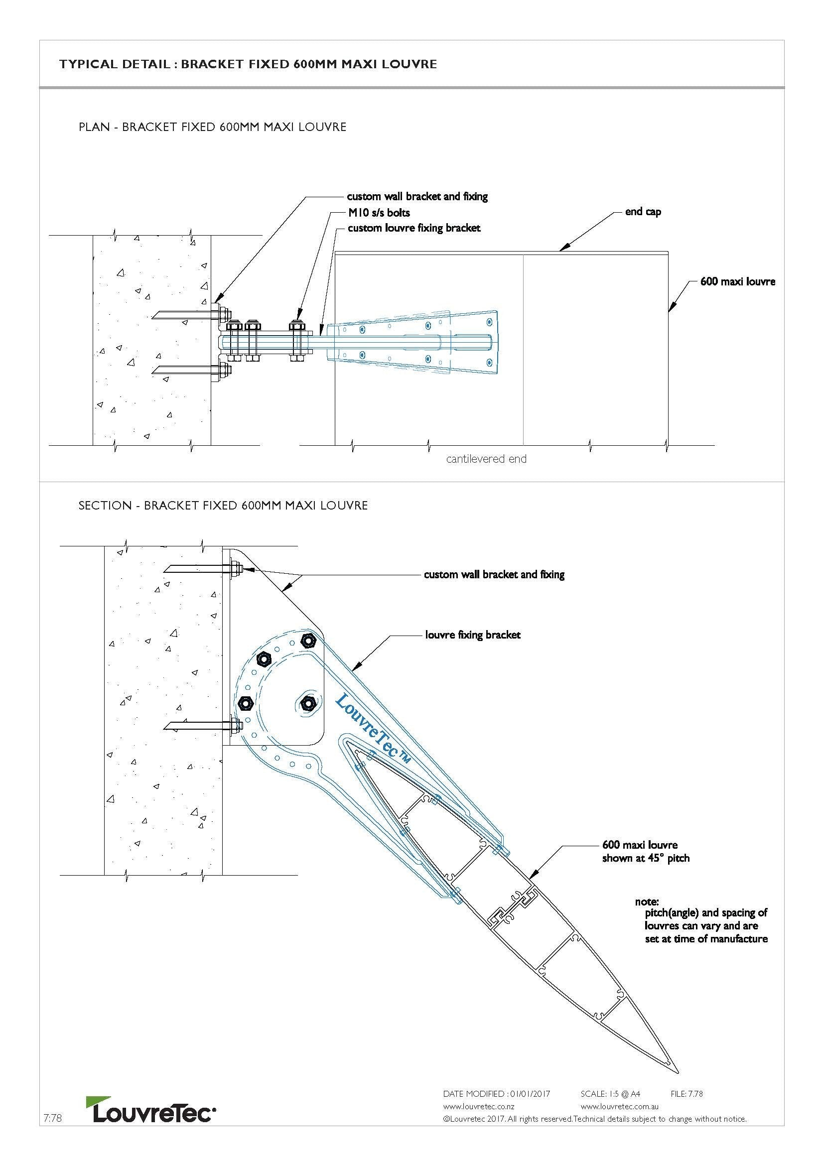 Bracket Fixed panels | 7.78