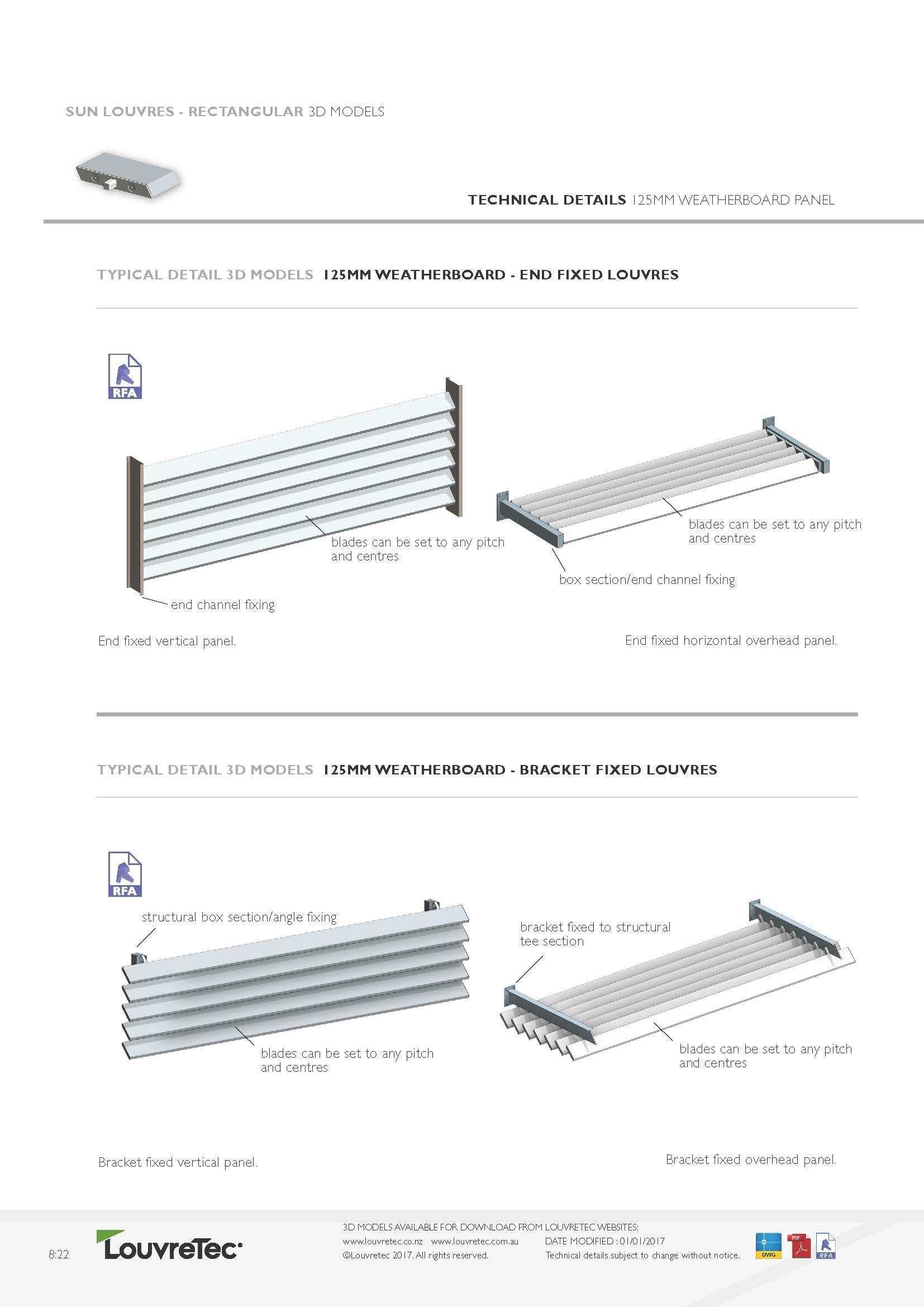 End & Bracket Fixed Panels 8.22
