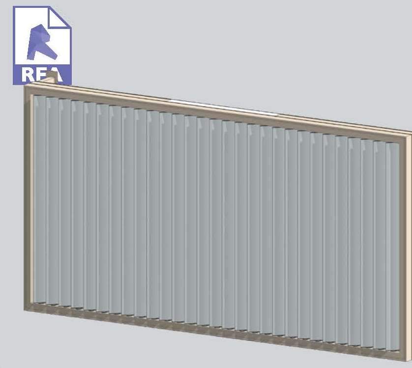 200mm Motorised Vertical Blades in Elam St Frame