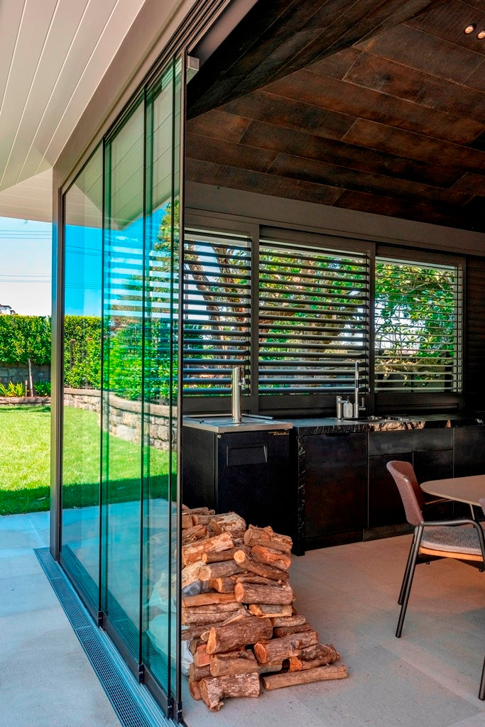 Slidetec Frameless Glass Outdoor Sliding Doors Louvretec Australia
