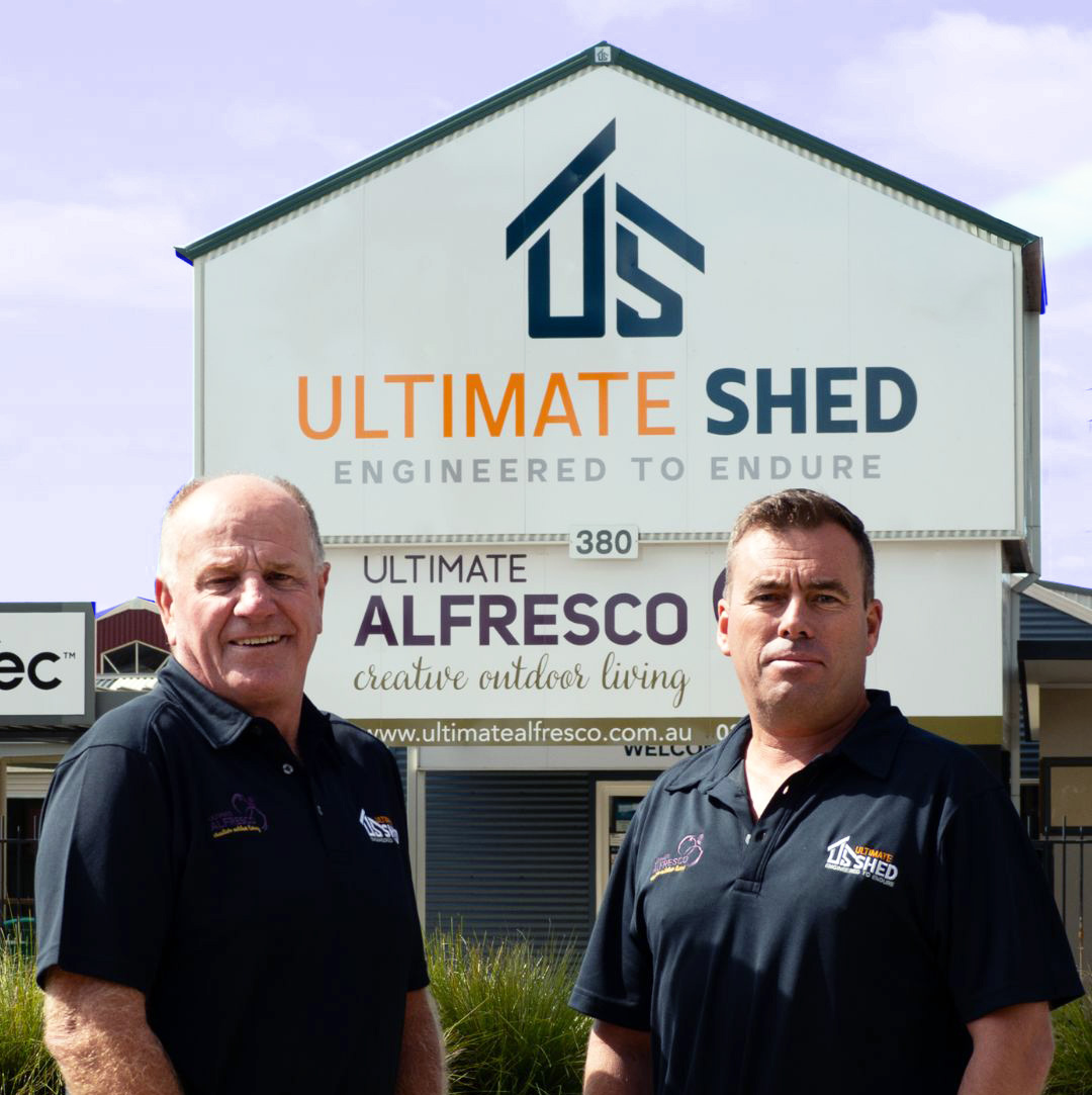 Max and Trevor - Louvretec Albury | Ultimate Shed