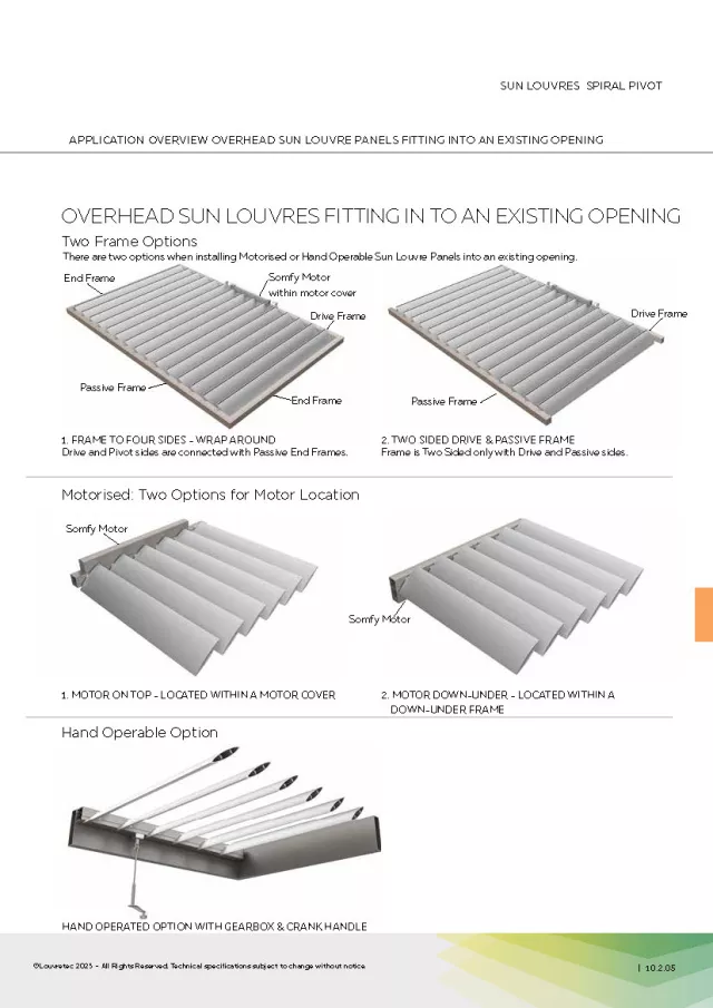 About Operable Overhead Panels | DM10.2.05 - 10.2.07