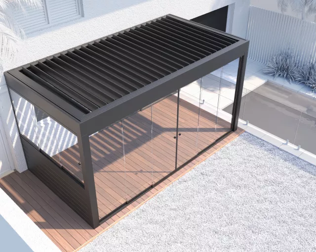 3D Model | Slidetec Glass Doors Infill Option 