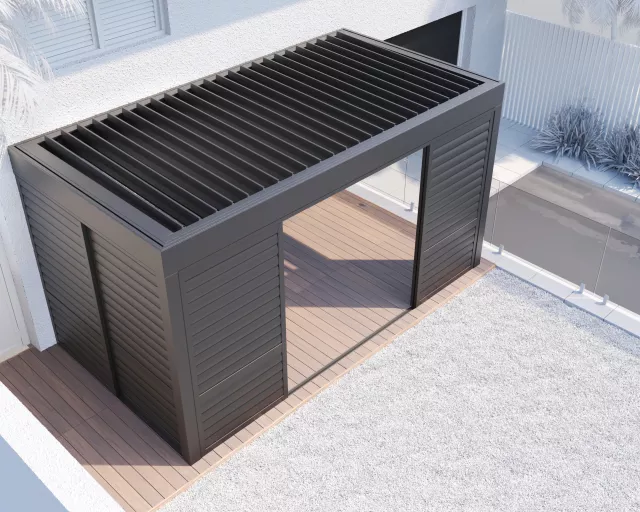 3D Model | Louvre Shutters and Panels Infill Option