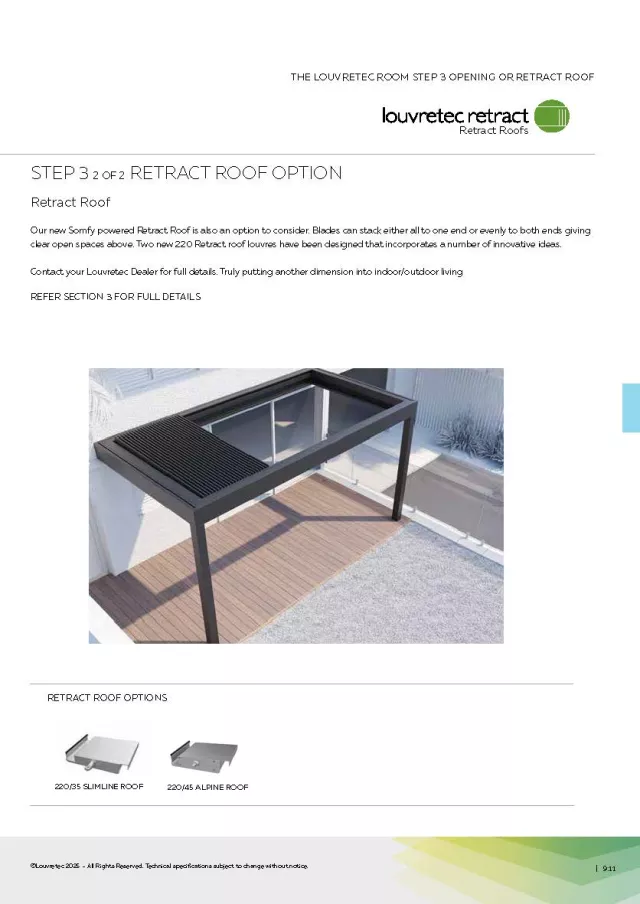 Retract Roof option | DM 9.11