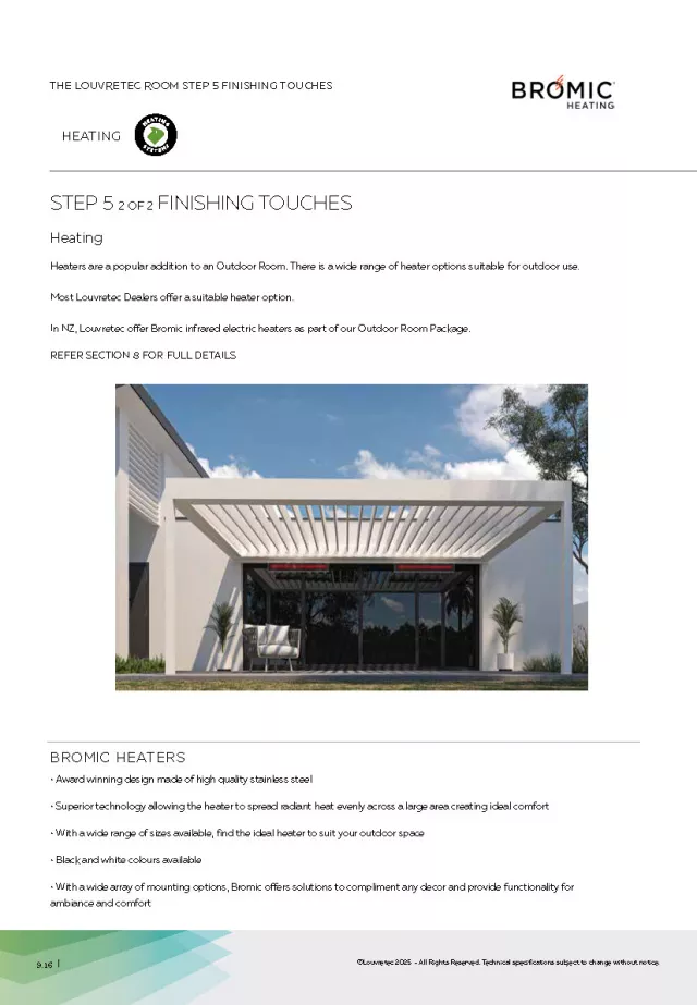 Heating options | DM 9.16