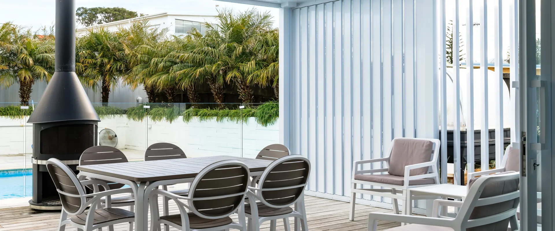 165 hi span balustrade louvres