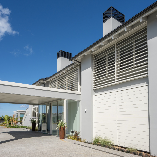 Motorised Sun Louvres by Louvretec