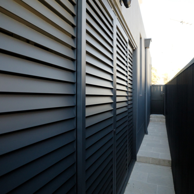 Top Hung Sliding Shutters by Louvretec