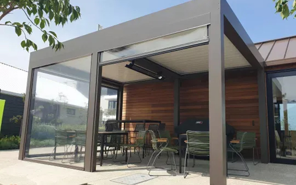 Enclose Your Space: Outdoor Shutters, Blinds and Glass Walls