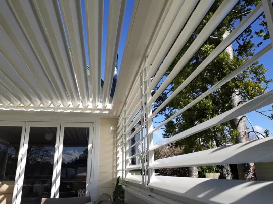 Opening Roof and Shutters creating an Outdoor Room